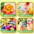 thumbnail image 6 of Lucky Doug Flower Garden Building Toys for Toddler Girls Ages 3-5-8, 81 Pcs Flower Garden Stem Toys, 3 4 5 6 7 8 Years Old Girls Gifts, 6 of 10
