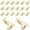 Gold, variant on NOGIS 30Pcs Mini Metal Alligator Clips Small Non-Slip Silicone Bulldog Spring Clamps 0.78 x 0.23 Inch Gold Crocodile for Wire Photo Curtain Paper ID Badge Holders Lanyards Glasses Jewelry Home