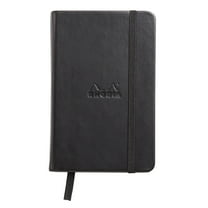 Rhodia Webnotebook, Dots, 3.5" x 5.5", Black