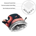 thumbnail image 6 of Naloa Colorful Floral Flamingo Oven Mitts and Pot Holders 4 pcs Set, Cooking Baking Grilling Kitchen Oven Glove for Cooking, 6 of 6