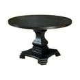 thumbnail image 2 of Furniture of America Anton Traditional Pedestal Dining Table, Antique Black, 2 of 10