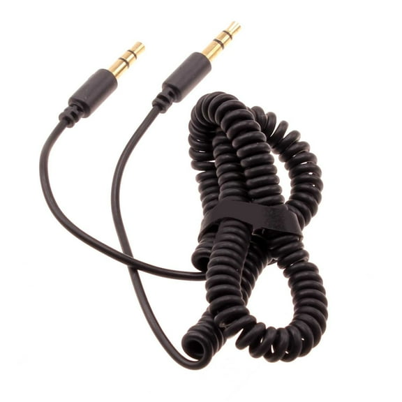 Aux Cable for OnePlus Nord N100 - 3.5mm Adapter Car Stereo Aux-in Audio Cord Speaker Jack Wire Coiled for OnePlus Nord N100