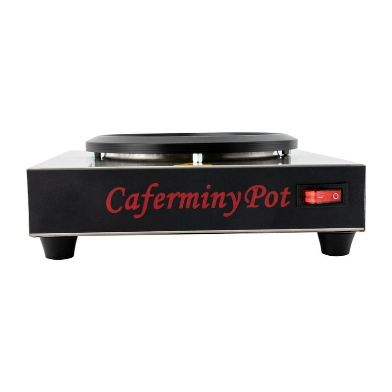 110V Commercial Coffee Carafe Warmer Hot Plate Single Burner 4.59ft Power  Cord