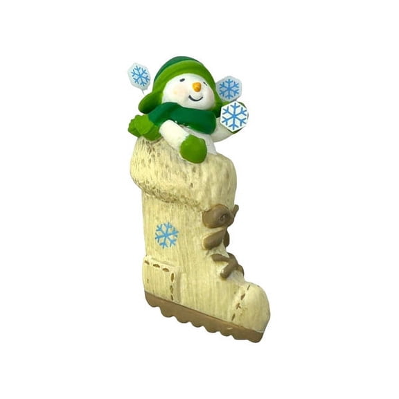 2010 So Cute in a Boot! (Snowmen) Hallmark Keepsake Christmas Tree Ornament - QXM9053
