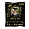thumbnail image 5 of 2025 Graduation Gifts Blanket,Graduation Gifts for Her/Him, Class of 2025 High School/College/Masters Degree/Doctorate/PHD Gifts, 30"x40", 5 of 5