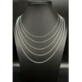 thumbnail image 2 of 14K SOLID White Gold  Wheat Chain Necklace, 14k Solid Gold 0.9mm - 2.1mm Wheat Chain ,14k Men and Women Wheat Chain, 14k Solid Gold Necklace (Necklace Width:1.6 MM; Necklace length:30;), 2 of 9