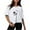 White*1, variant on Gnshining Short Sleeve Pullovers for Women Loose Summer Short Sleeve Tunic Tops Dressy Crew Neck Sweatshirts