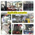 thumbnail image 5 of PVC strip curtains for cold storage, transparent slatted curtain, waterproof door curtain for factory warehouses - garages, 5 of 8