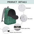 thumbnail image 3 of Laboratory Backpack with Scientific Knowledge Print, Experiment Design, Biology Student School Bag, Science Rules Daypack, 3 of 3
