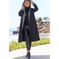 thumbnail image 2 of Jessica London Women's Plus Size Water Resistant Contrast Raincoat w/ Detachable Hood, 2 of 6