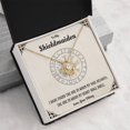 thumbnail image 5 of To My Shieldmaiden - Love Knot Necklace - Message Card & Gift Box, 5 of 5