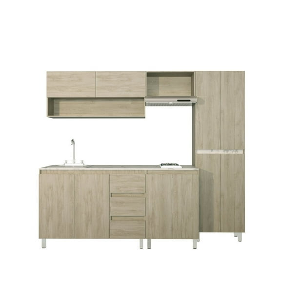 Cocina Integral Premium DALHIA Con Campana Y Parrilla