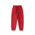 thumbnail image 4 of breaise Kids Unisex Plain Sweatpants Cotton Drawstring Casual Pull-on Jogger Pants for Boys or Girls Age 4-12Y, 4 of 5