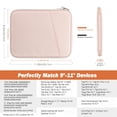 thumbnail image 2 of Funda para tablet MoKo para iPad Air/Pro 11 pulgadas, color rosa, 2 of 7