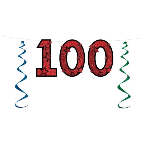 100 Accessoires pour Streamer Scintillant (1/Pkg)