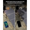 thumbnail image 4 of LUMOPAL 60W Foldable Solar Panel, Portable Solar Charger for Traveling & Camping, Grey, 1 Pack, 4 of 9