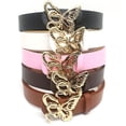 thumbnail image 6 of Ywmsfl Lady Belt Elegant Skinny Waist Belt for Dress Skinny PU Belt Snake Buckle Butterfly Buckle for Suit Dress, 6 of 12
