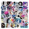 thumbnail image 1 of 50pcs Decorative Sticker for Laptop Water Bottle NASA, 1 of 2