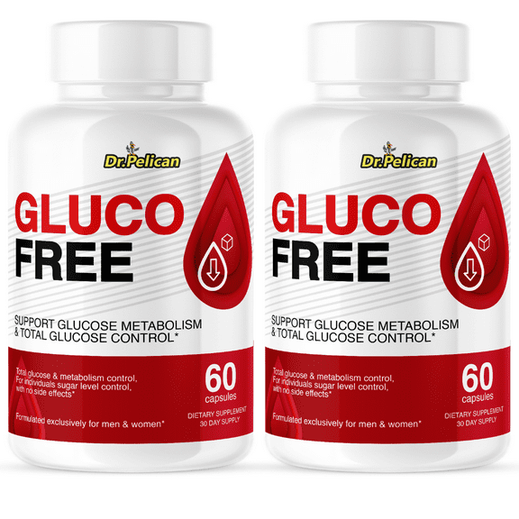 Gluco Free- Blood Support- 2 Bottles- 120 Capsules