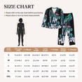 thumbnail image 5 of Uemuo Hungry Tyrannosaurus Pattern Womens Pajama Sets,PJ Set for Women,Pajamas for Women Logo,Long Sleeve Pajama Set for Women,Soft Long Sleeve Top With Pants-Small, 5 of 9