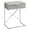 Gray and Chrome, variant on Accent Table C-shaped End Side Snack Living Room Bedroom Metal Grey