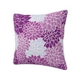thumbnail image 2 of YFYANG Square Decorative Throw Pillow Case, Purple Vintage Flower Pattern Bedroom Sofa Car Cushion Cover, 12"x12" (Pillowcase without pillow), 2 of 9