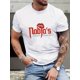 thumbnail image 1 of Camiseta informal de cuello redondo para hombre, "Vampire Nightclub", de verano, ligeramente elástica, para tallas grandes y altas, ideal para el tiempo libre., 1 of 3