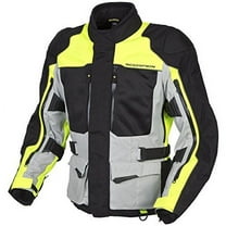 Scorpion Yosemite Mens Textile Motorcycle Jacket Hi-Viz Yellow/Black/Gray MD