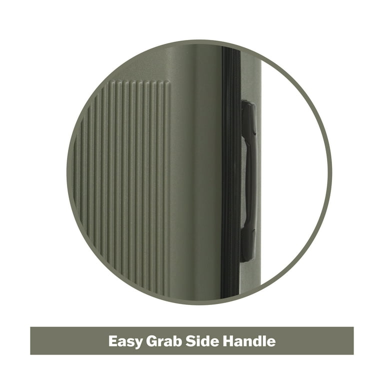 Lee 21 in Unisex Carry-On Luggage, Olive - Walmart.com