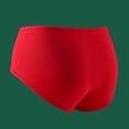 thumbnail image 6 of Cotton Underwear for Women Plus Size, Xunlbb Women's Red UnderwearSeamless Mid-waist Elastic Cotton Briefs For Women, 6 of 7