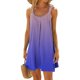 thumbnail image 1 of WILLBEST Vestidos Casuales Para Mujer Verano Vestido Informal De Verano Para Mujer, A La Moda, Con Estampado Degradado, Plisado, Sin Mangas, Con Tirantes Para Vacaciones En La Playa, 1 of 3