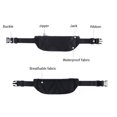 thumbnail image 2 of Cellphone Waist Bag, Soft Running Waist Pouch Waterproof Moisture Wicking Adjustable Strap Professional Nylon  for Workout, 2 of 8