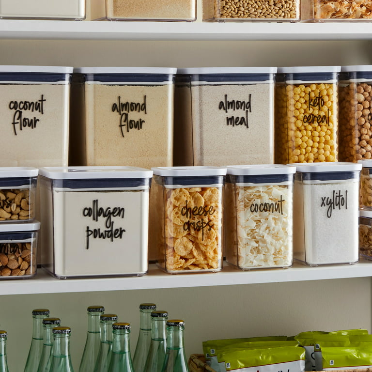 Pantry Labels for Food Containers, 180 Food Labels for Organizing Food  Storage