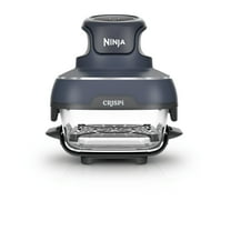 Ninja Crispi 4-in-1 Glass Air Fryer, 4 Qt & 6 Cup Containers, Designed Non-Toxic, Cyberspace FN101GY