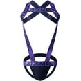 thumbnail image 2 of JOCKMAIL Mens Harness Sport Shoulder Strap with Mens Jock Strap Fitness One-piecs Mens Harness with Jockstrap Bodysuit, 2 of 4