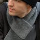 thumbnail image 3 of Bufanda de cachemira gruesa y suave para hombre de invierno, 3 of 5