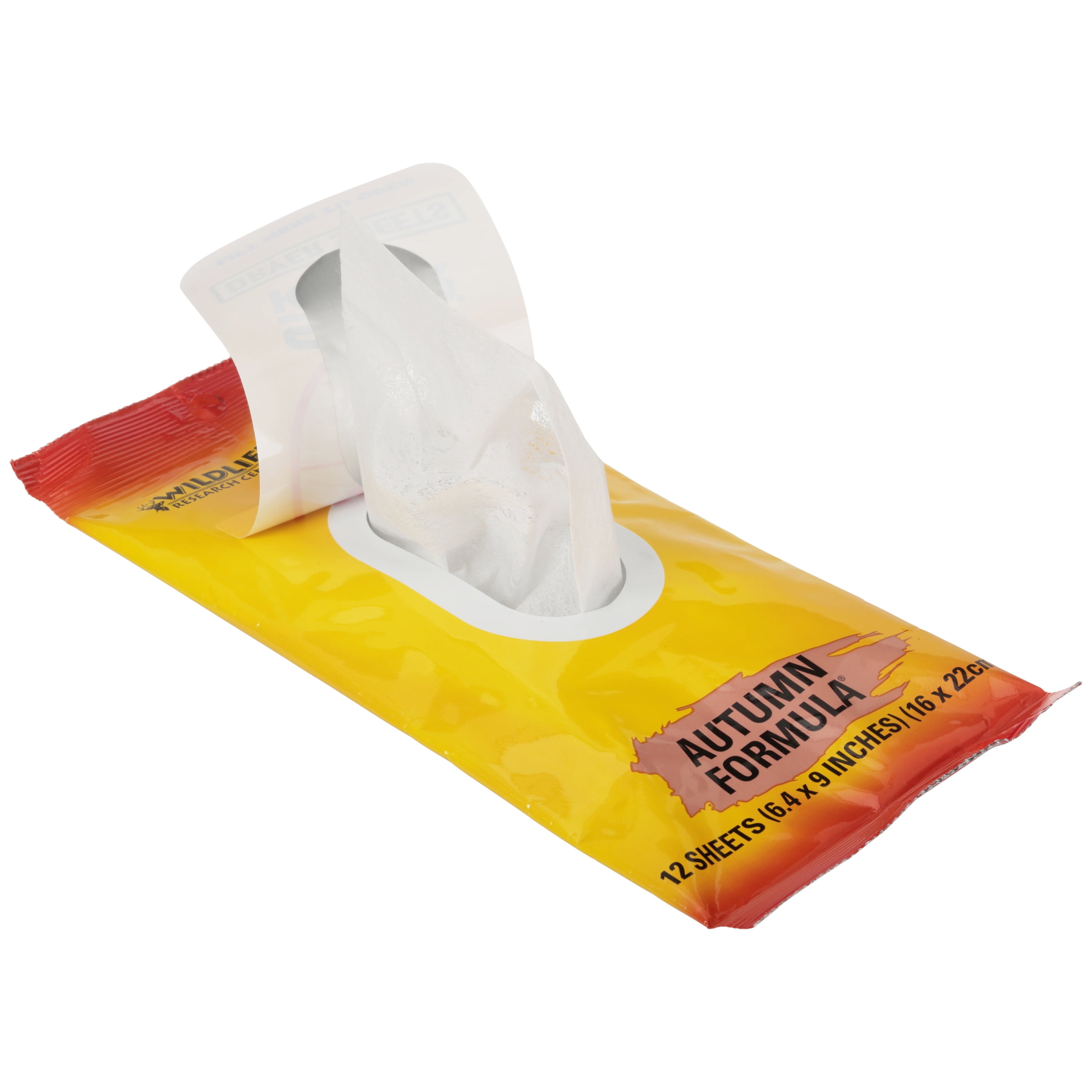 WILDLIFE RESEARCH SCENT SCENT KILLER DRYER SHEETS HUMAN ODOR