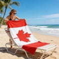 thumbnail image 5 of Double-Sided Microfiber Beach Towel Quick Dry Absorbent Lightweight Compact for Travel Swimming Gym Patriotic Stars Stripes, 5 of 6