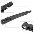 thumbnail image 4 of Unique Bargains Black Rear Windshield Wiper Blade Arm Set 275mm 11 Inch for Mercedes Benz Smart Fortwo 07-14, 4 of 5