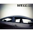 thumbnail image 2 of WellVisors Side Window Wind Deflector Visors - Made For And Compatible With Kia Forte 2014 - 2018 14 15 16 17 18 with Black Trim, 2 of 7