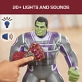 thumbnail image 4 of Marvel Avengers: Endgame Power Punch Hulk Kids Toy Action Figure for Boys and Girls (14"), 4 of 13
