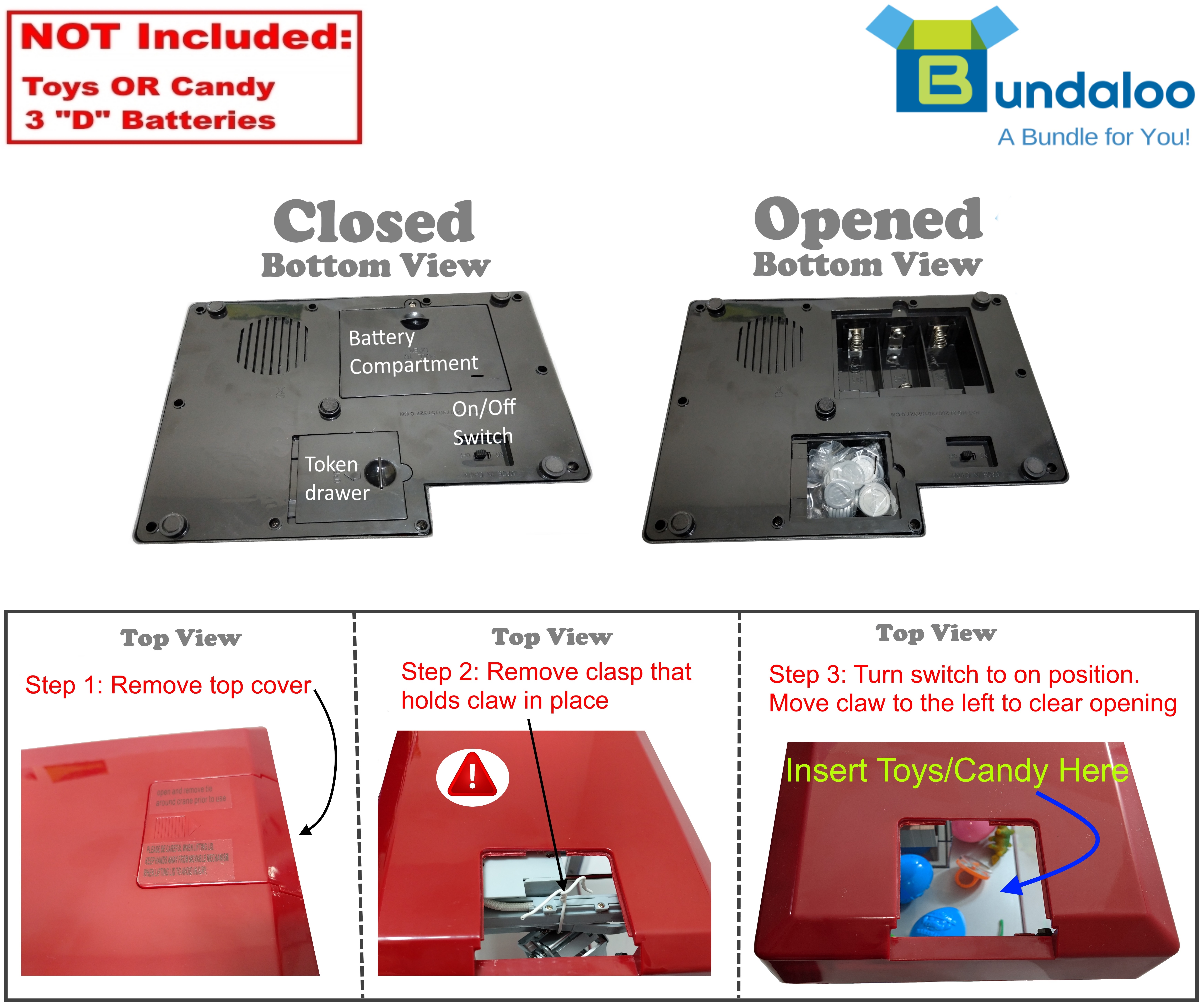bundaloo claw machine