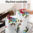thumbnail image 5 of Pioneer Flower Floral Print Pattern Bathroom Rugs Mat, Non Slip Microfiber Bathroom Rug with Rubber Backing, Soft Mats for Bathroom Floor Tub Shower, 17"x30", 5 of 5