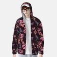 thumbnail image 2 of Vsdgher Humming Bird And Tropical Print Adult Hoodie Shirts Rash Guard for Men Women,Long Sleeve Sun Protection Fishing Shirts for Athletic Running Swim-Large, 2 of 7