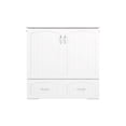 thumbnail image 3 of Bowery Hill Lit Escamotable en Bois Blanc Simple TG avec Station de Recharge de Rangement 40,75 Po H x 41,5 Po L x 80,13 Po P Assemblé, 3 of 16