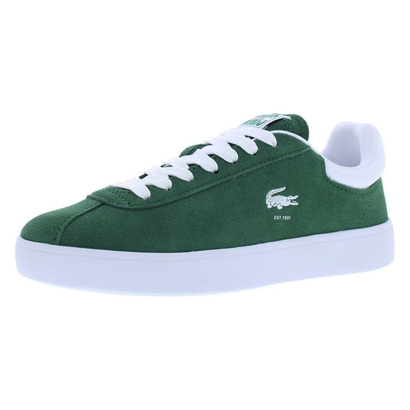 Lacoste Baseshot Womens Shoes Size 6, Color: Dark Green/White