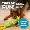 thumbnail image 3 of Outward Hound Zebra Tug-of-War Durable Fire Hose Dog Toy, 3 of 7