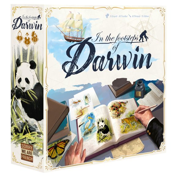 in The Footsteps of Darwin | Mensa Select Winner | Tile Laying Board Game | Ages 8+ | 2 to 5 Players | 30 Minutes