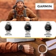thumbnail image 3 of Garmin D2 Mach 1 Smartwatch with Vented Titanium Bracelet Bundle with Portable Charger Stand and USB Cable, and 9H 47mm Tempered Glass Screen Protector Film (3 Items), 3 of 7