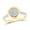 Yellow, variant on 10K Yellow Gold Round Diamond Circle Cluster Ring 0.33cttw